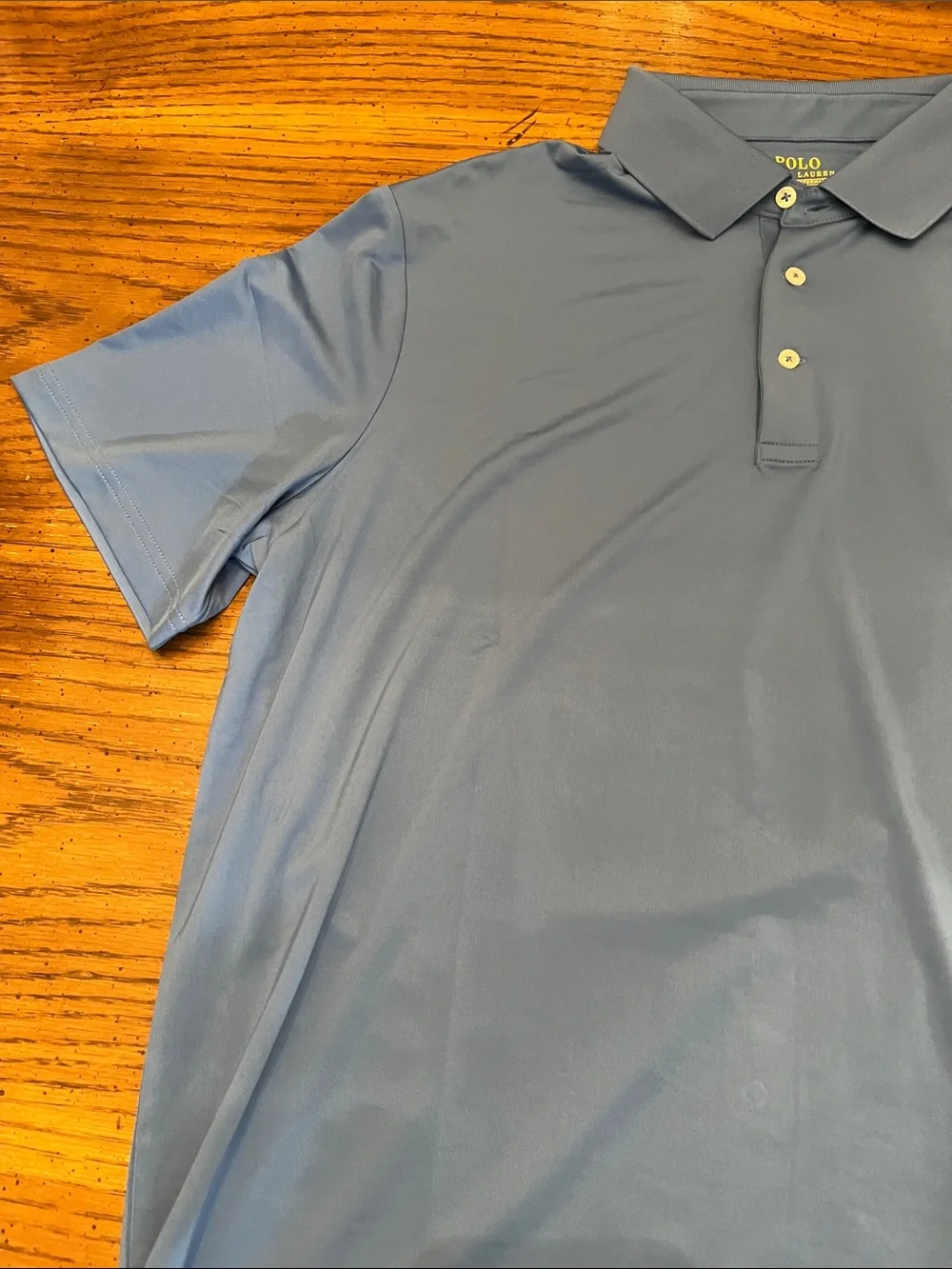 Polo by Ralph Lauren Blue Performance Polo, size large, new‎ with tags